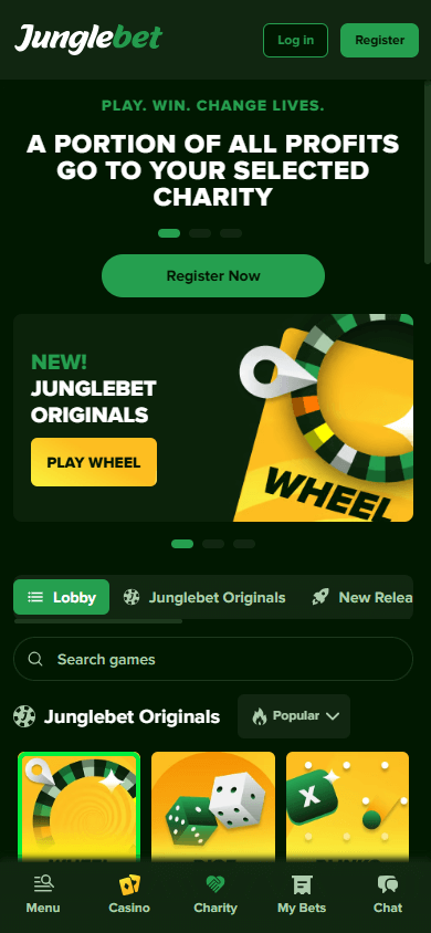 Junglebet Casino Mobile screenshot